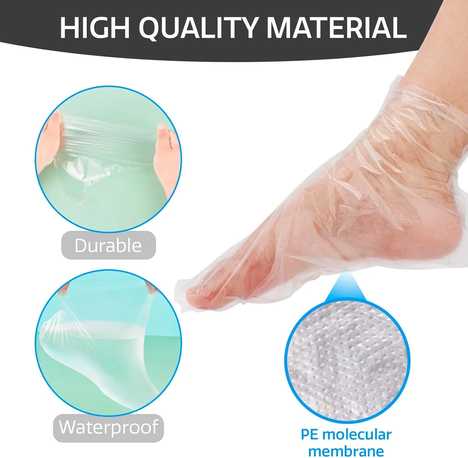 کاور پا، روکش پا، جوراب مرطوب کننده یکبار مصرف، 500 عدد جوراب مرطوب کننده پا، جوراب پلاستیکی، جوراب اسپا پدیکور پا برای زنان، جوراب واکس پا، جوراب پارافین برای مراقبت از پا کاور پا، روکش پا، جوراب مرطوب کننده یکبار مصرف، 500 عدد جوراب مرطوب کننده پا، جوراب پلاستیکی، جوراب اسپا پدیکور پا برای زنان، جوراب واکس پا، جوراب پارافین برای مراقبت از پا