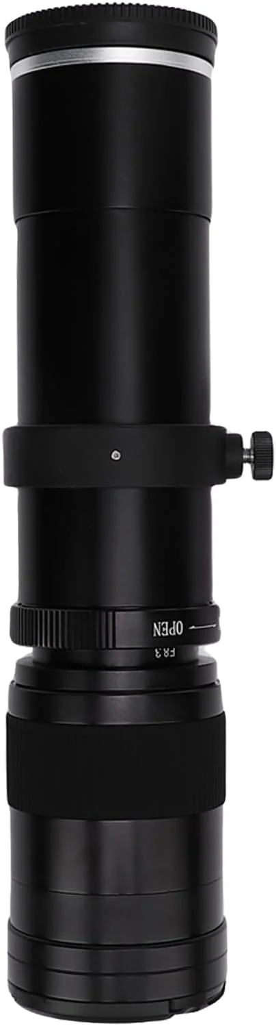 لنز زوم تله فوتو Cryfokt Temboto، شیشه نوری تله فوتو مانت E F8.3 برای دوربین های بدون آینه (مشکی) لنز زوم تله فوتو Cryfokt Temboto، شیشه نوری تله فوتو مانت E F8.3 برای دوربین های بدون آینه (مشکی)