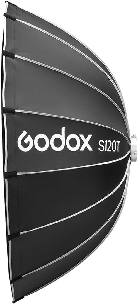 سافت باکس چتری رهاسازی سریع GODOX S120T با قطر 120 سانتی متر