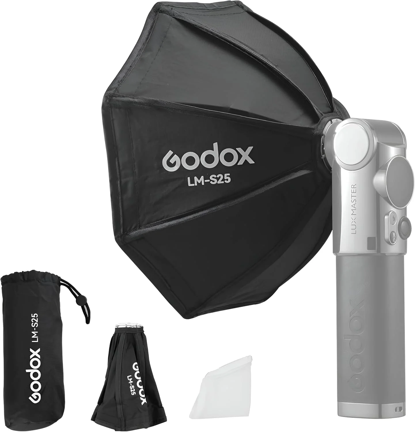 سافت باکس اکتا GODOX LM-S25 برای فلاش دوربین رترو Godox Lux Master