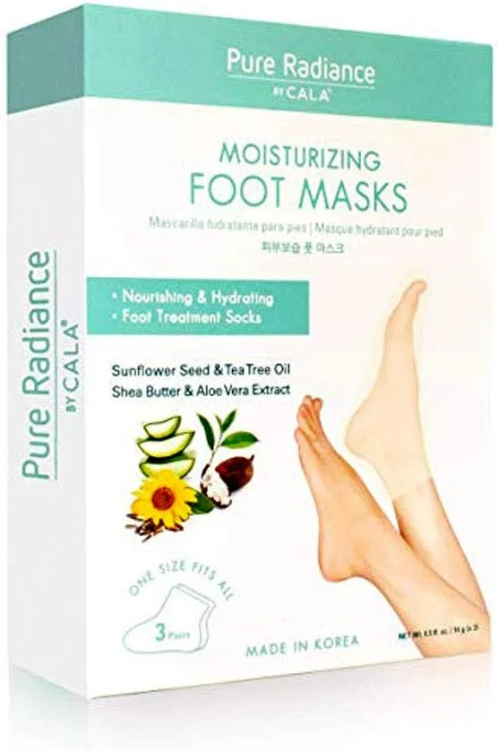 کالکشن ماسک مرطوب کننده پا Cala Pure Radiance، بسته 3 عددی