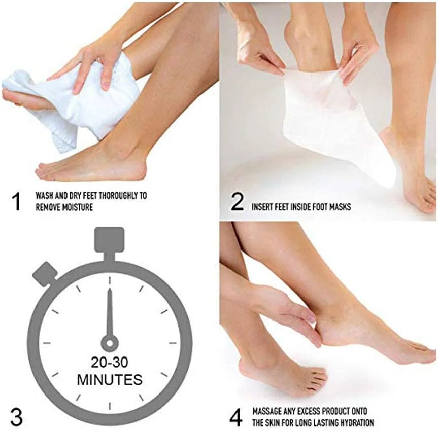 کالکشن ماسک مرطوب کننده پا Cala Pure Radiance، بسته 3 عددی