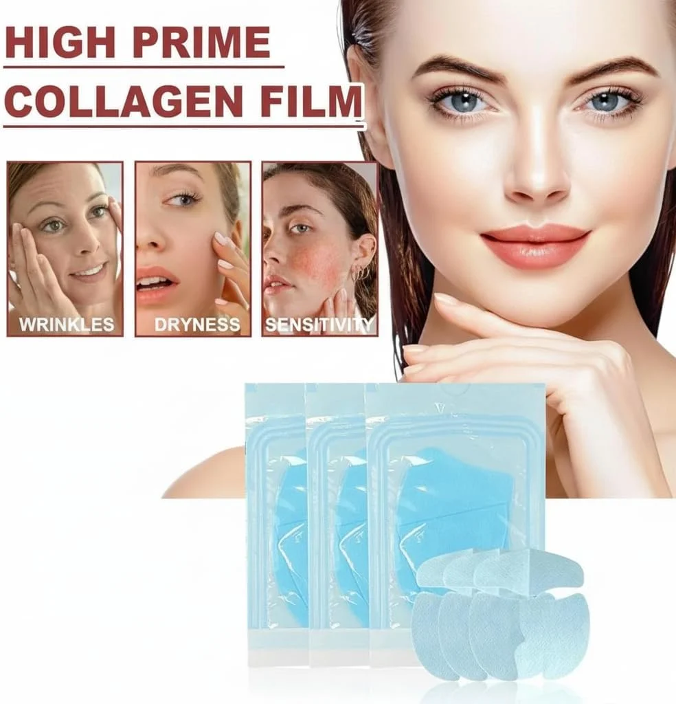 ماسک صورت کلاژن حل شونده آزونی - ماسک کلاژن خالص برای مرطوب کردن، کاهش خطوط ریز و محافظت از پوست، ماسک صورت احیا کننده کلاژن ماسک صورت کلاژن حل شونده آزونی - ماسک کلاژن خالص برای مرطوب کردن، کاهش خطوط ریز و محافظت از پوست، ماسک صورت احیا کننده کلاژن