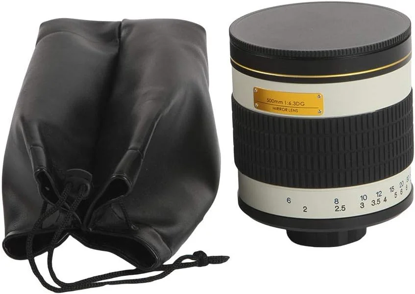 لنز تله فوتو آینه ای دستی 500 میلی متری F/6.3 دوربین + حلقه آداپتور T2 برای کانن، نیکون، پنتاکس، الیمپوس، سونی A6300 A7RII GH5 DSLR (الیمپوس) لنز تله فوتو آینه ای دستی 500 میلی متری F/6.3 دوربین + حلقه آداپتور T2 برای کانن، نیکون، پنتاکس، الیمپوس، سونی A6300 A7RII GH5 DSLR (الیمپوس)