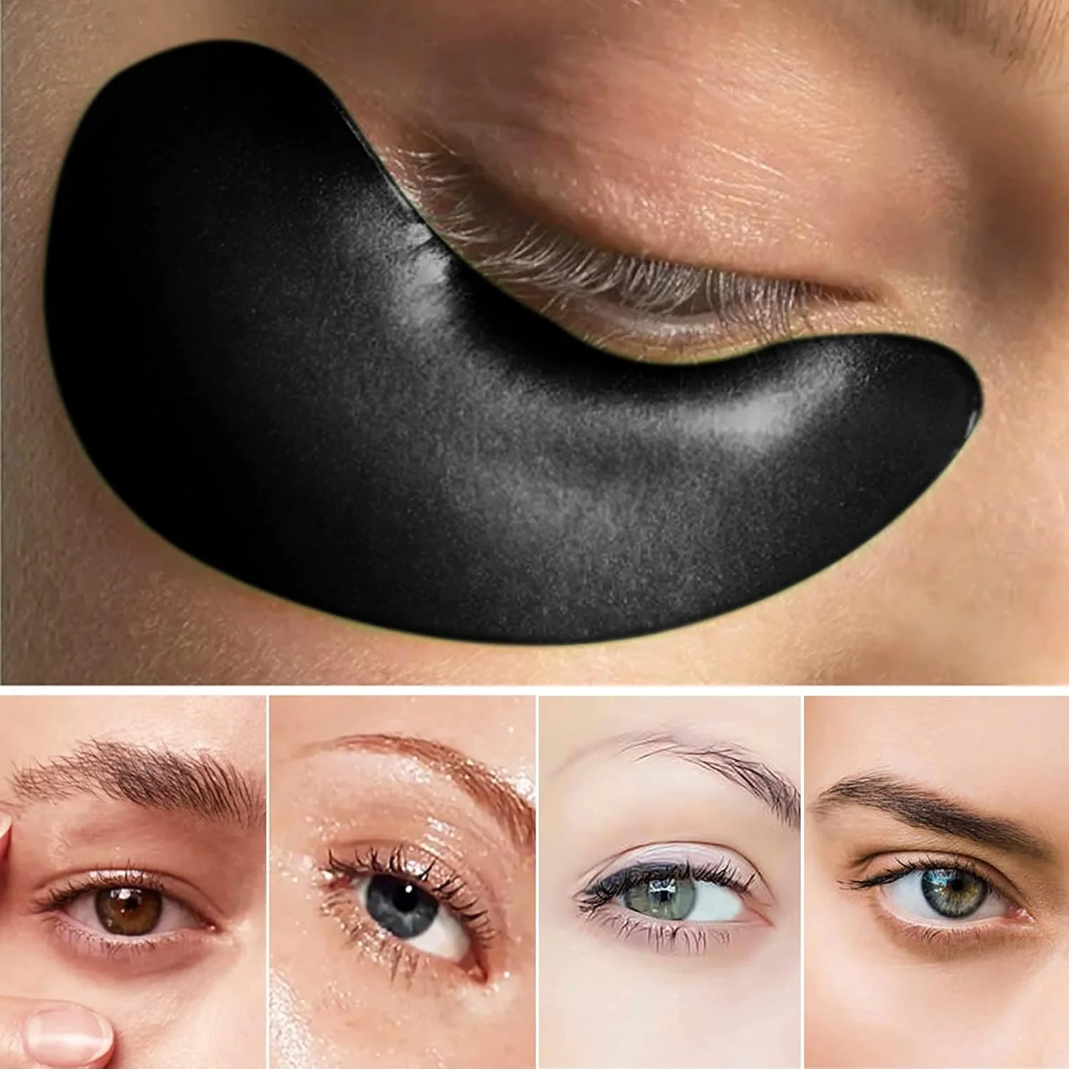 ماسک زیر چشم کلاژن سیاه آدو فکت، 30 جفت، حاوی اسید هیالورونیک، مرطوب کننده و کاهش دهنده سیاهی دور چشم، هدیه لوکس برای زنان و مردان، مشکی ماسک زیر چشم کلاژن سیاه آدو فکت، 30 جفت، حاوی اسید هیالورونیک، مرطوب کننده و کاهش دهنده سیاهی دور چشم، هدیه لوکس برای زنان و مردان، مشکی