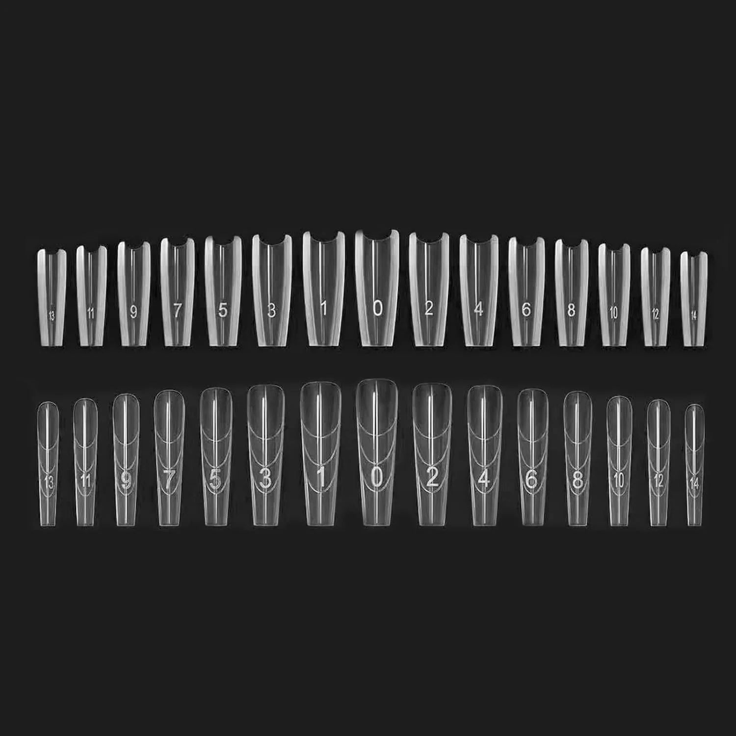 قالب های کاشت ناخن ژلی | مناسب برای طراحی ناخن های شیشه ای - قالب های اکستنشن ناخن ژلی | برای مبتدیان، حرفه ای ها، بانوان، هدیه برای دوست دختر، استفاده روزمره، منزل و سالن