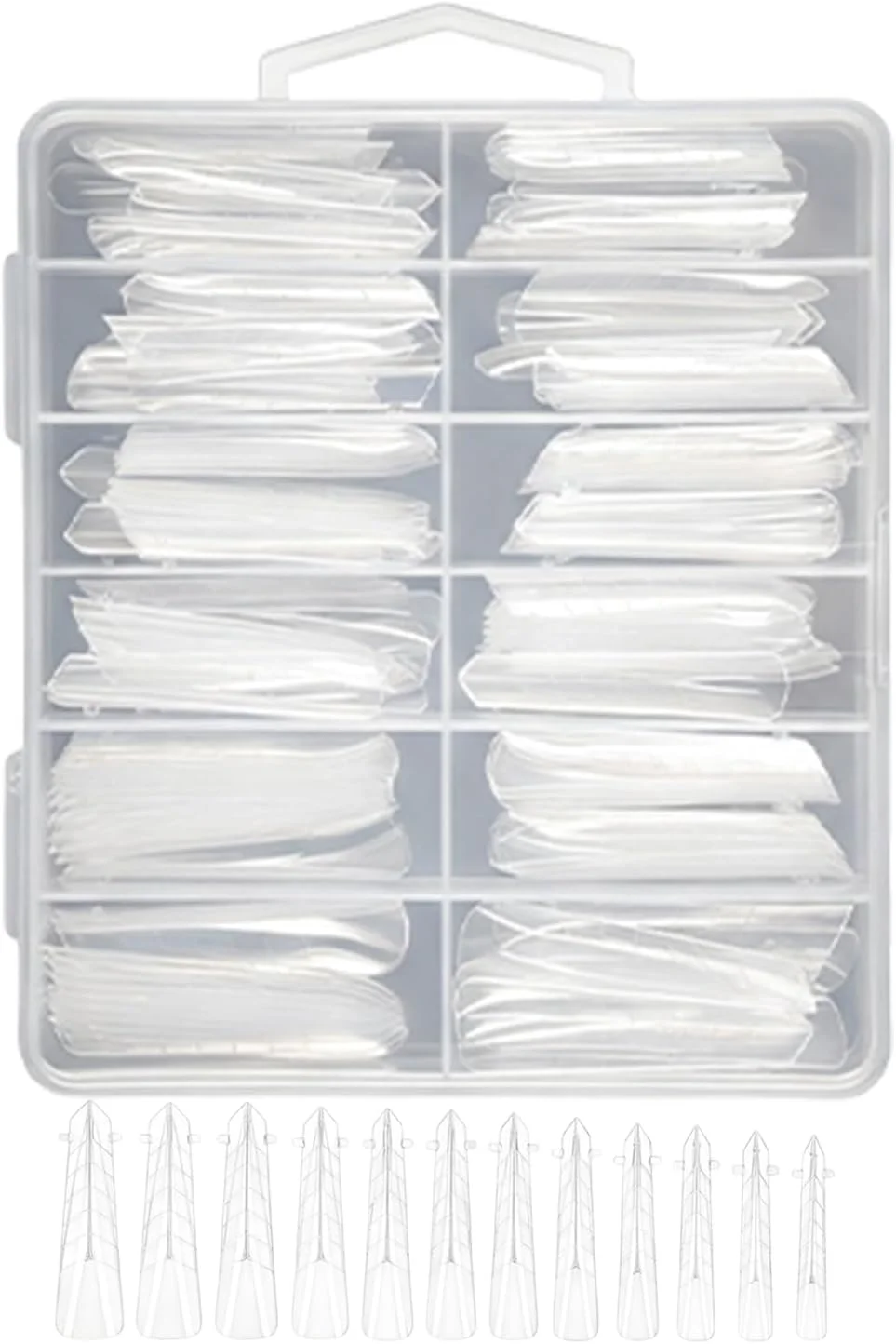 قالب های کاشت ناخن | مقاوم در برابر ترک | قالب های کاشت ناخن ژلی | برای استفاده روزمره در سالن خانگی، مناسب مبتدیان، بانوان و متخصصان