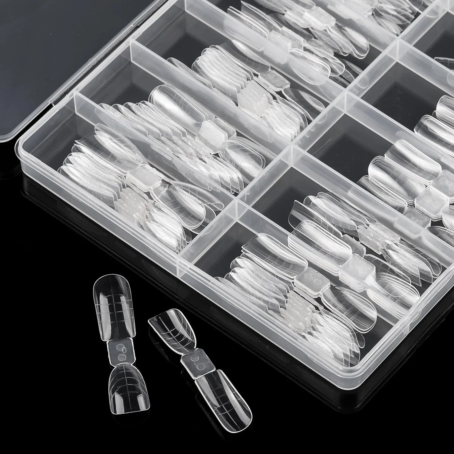 قالب های دوگانه ناخن BNG، 120 عددی، برای اکستنشن ناخن های ژلی، قالب اکستنشن ناخن های پلیمری دو سر، پوشش کامل قالب های ناخن اکریلیک، ساخت سریع قالب های دوگانه ناخن BNG، 120 عددی، برای اکستنشن ناخن های ژلی، قالب اکستنشن ناخن های پلیمری دو سر، پوشش کامل قالب های ناخن اکریلیک، ساخت سریع