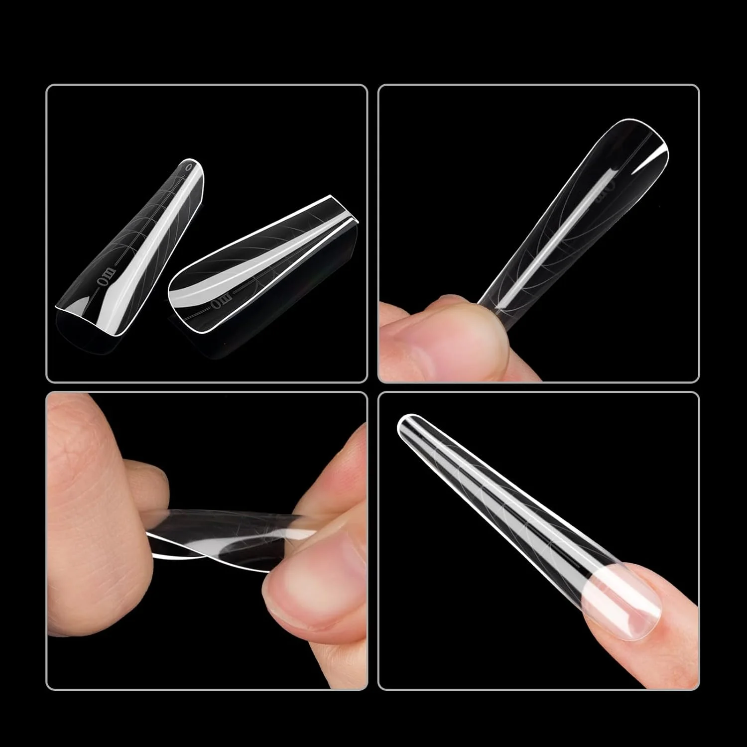 قالب ناخن دوگانه 150 عددی برای کاشت ژل، مدل تابوتی، 15 سایز، مدل ارتقا یافته، قالب اکستنشن ناخن پلیمری حرفه ای، پوشش کامل قالب ناخن اکریلیک، ساخت سریع، TI15C قالب ناخن دوگانه 150 عددی برای کاشت ژل، مدل تابوتی، 15 سایز، مدل ارتقا یافته، قالب اکستنشن ناخن پلیمری حرفه ای، پوشش کامل قالب ناخن اکریلیک، ساخت سریع، TI15C