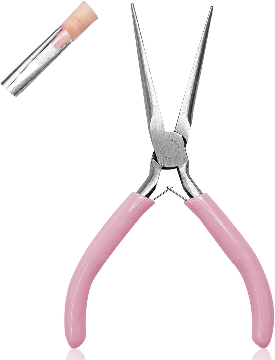 انبر فرم دهی ناخن، گیره مجسمه سازی ناخن های ژلی آکریلیک UV، انبر استیل ضد زنگ برای شکل دادن ناخن، ابزار طراحی ناخن C Curve برای مانیکور و پدیکور