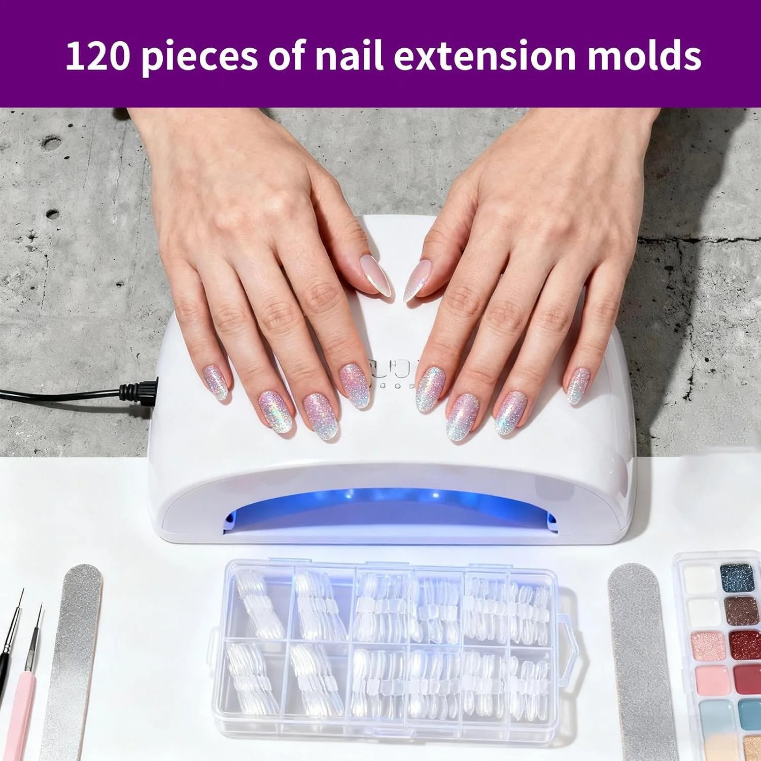 قالب ناخن برای ژل - 120 عدد قالب شفاف با مقیاس | قالب های اکستنشن ناخن قابل استفاده مجدد - برای انگشتان دست و پا، زیبایی، مراقبت شخصی، منزل و استفاده حرفه ای قالب ناخن برای ژل - 120 عدد قالب شفاف با مقیاس | قالب های اکستنشن ناخن قابل استفاده مجدد - برای انگشتان دست و پا، زیبایی، مراقبت شخصی، منزل و استفاده حرفه ای