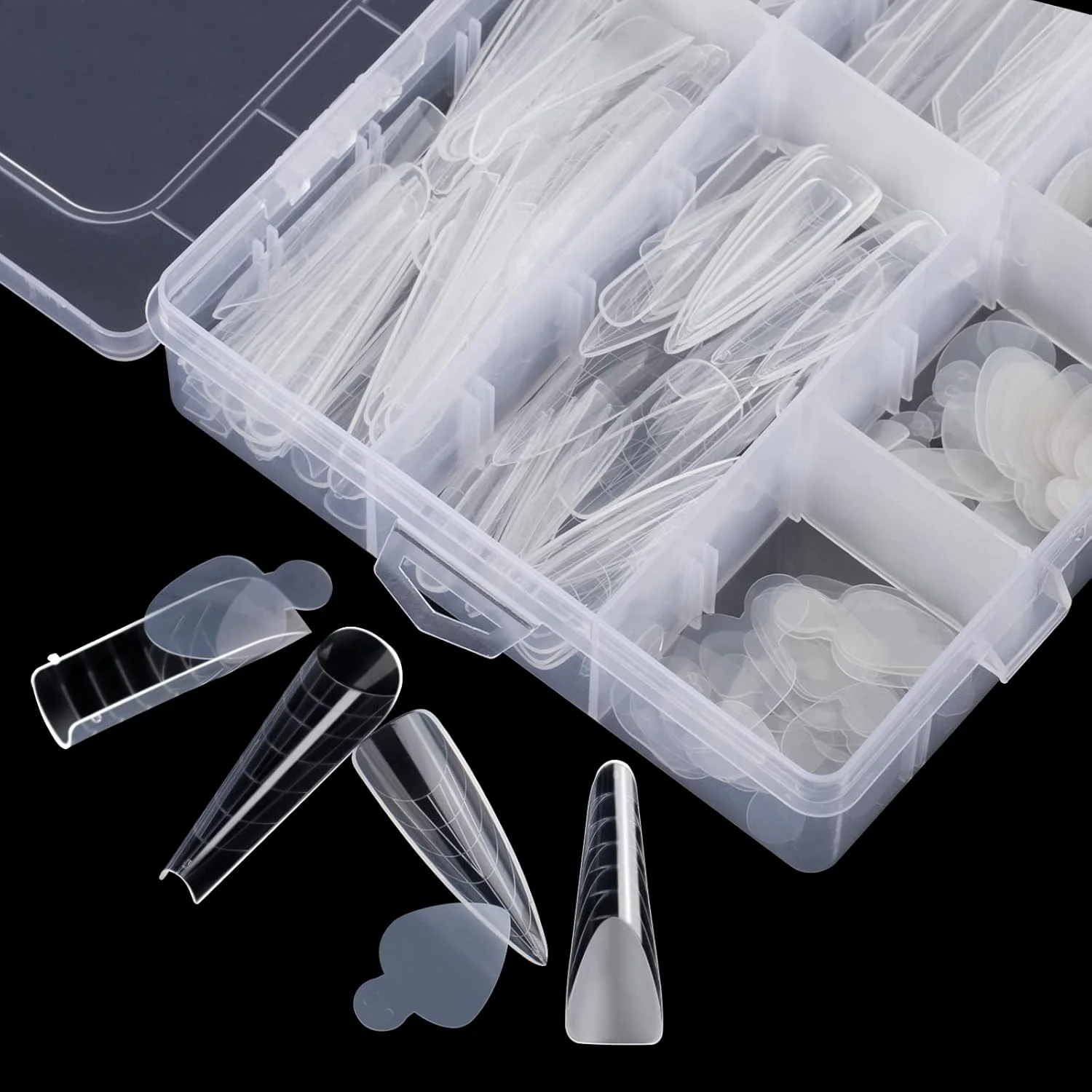 قالب های دوگانه ناخن BNG، 120 عددی، قالب های ناخن ژل آکریلیک شفاف، 5 * 12 قالب دوگانه و 5 * 12 استیکر برای اکستنشن ناخن، پوشش کامل 12 سایز، کیت ابزار طراحی سالن DIY قالب ناخن قالب های دوگانه ناخن BNG، 120 عددی، قالب های ناخن ژل آکریلیک شفاف، 5 * 12 قالب دوگانه و 5 * 12 استیکر برای اکستنشن ناخن، پوشش کامل 12 سایز، کیت ابزار طراحی سالن DIY قالب ناخن