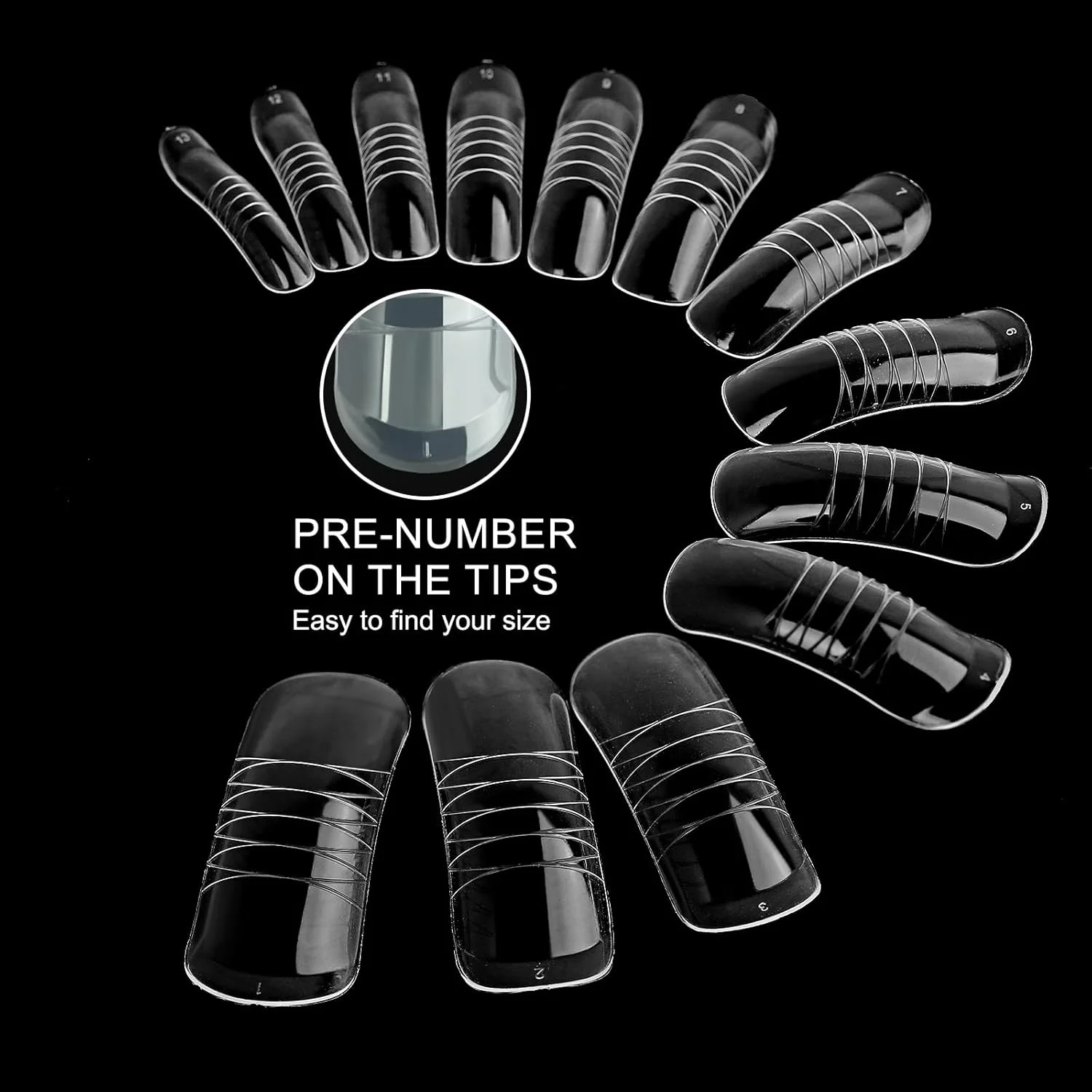 140 عدد قالب ناخن دوتایی، قالب های ناخن پلی ژل اکستنشن برگشته پوشش کامل قالب های ناخن قابل استفاده مجدد 14 سایز برای طراحی ناخن سالن و DIY 140 عدد قالب ناخن دوتایی، قالب های ناخن پلی ژل اکستنشن برگشته پوشش کامل قالب های ناخن قابل استفاده مجدد 14 سایز برای طراحی ناخن سالن و DIY