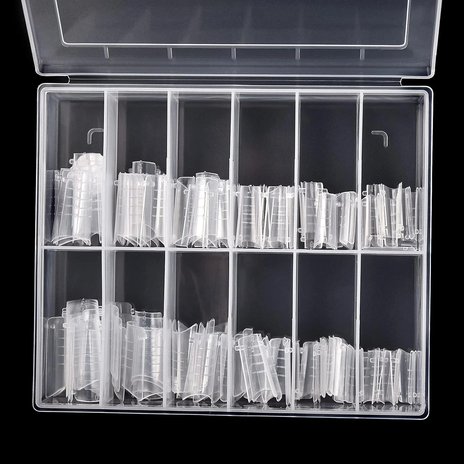 قالب ناخن مصنوعی ژلی و اکریلیک KADS، 120 عددی، پوشش کامل، دارای سایزبندی و مناسب برای طراحی ناخن (مدل 7)