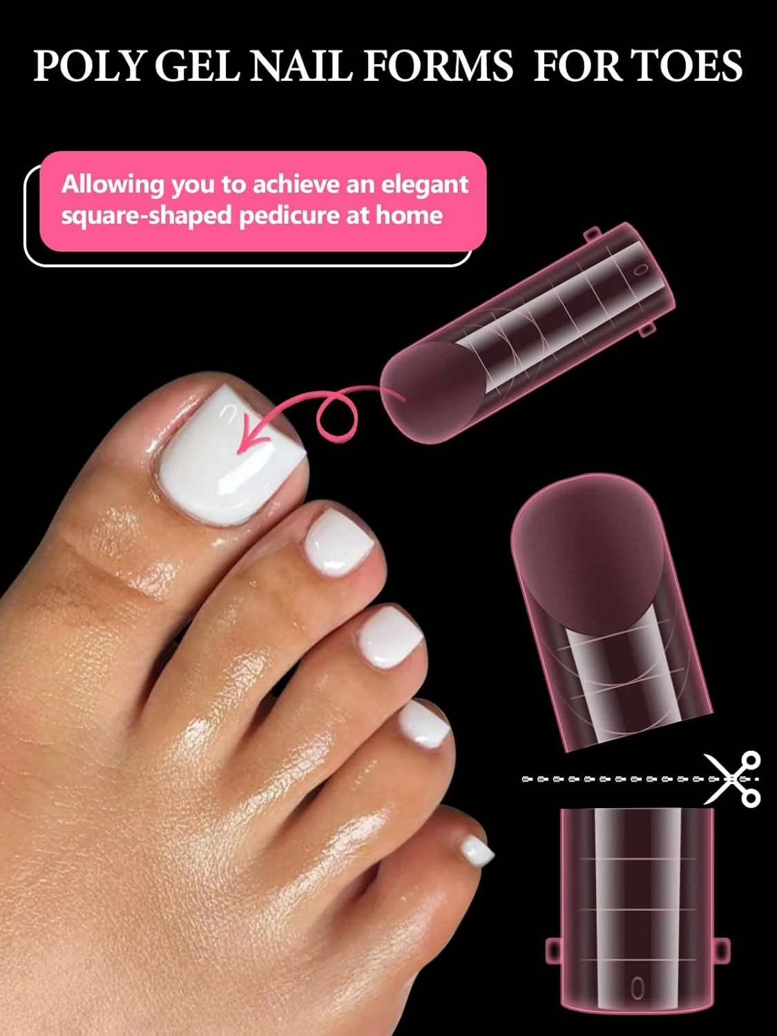 قالب ناخن پلی ژل EBANKU، 120 عددی، فرم های دوگانه مربعی بلند صورتی برای اکستنشن پدی پلی ژل، ست ناخن انگشت پا پلی ژل با برس گیره ناخن، سوهان ناخن، قالب نوک قابل استفاده مجدد برای طراحی ناخن قالب ناخن پلی ژل EBANKU، 120 عددی، فرم های دوگانه مربعی بلند صورتی برای اکستنشن پدی پلی ژل، ست ناخن انگشت پا پلی ژل با برس گیره ناخن، سوهان ناخن، قالب نوک قابل استفاده مجدد برای طراحی ناخن