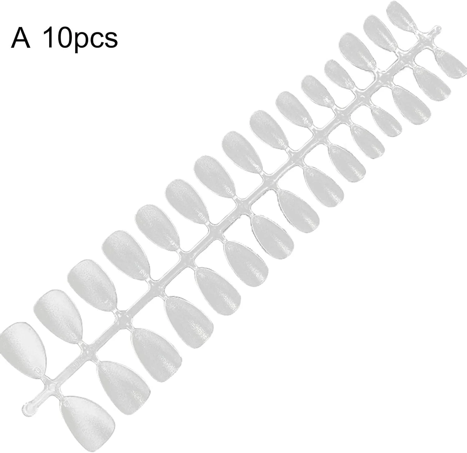 تیپ های مصنوعی ناخن، فرم های اکستنشن ناخن، قالب های بالا، تزئین ناخن بدون چروک A