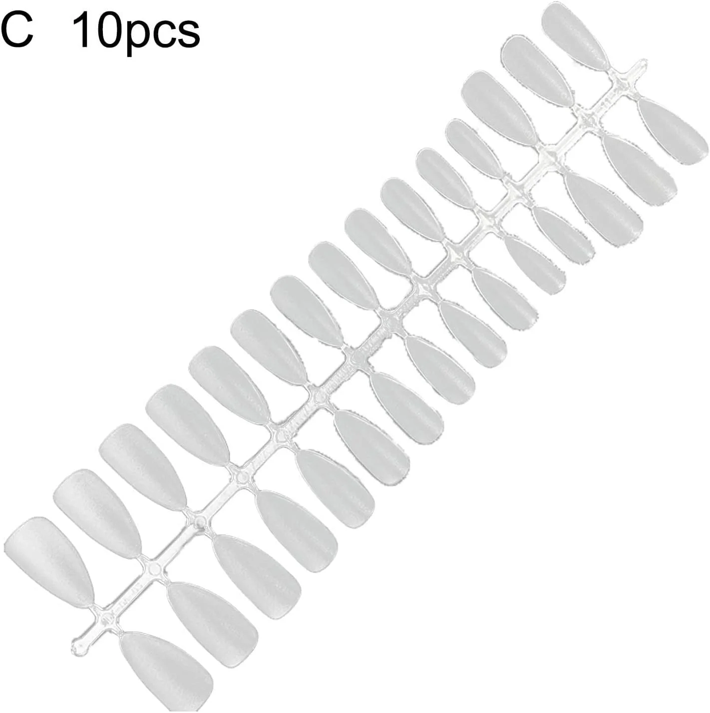 تیپ های مصنوعی ناخن، فرم های اکستنشن ناخن، قالب های بالایی، تزئین ناخن بدون چروک C