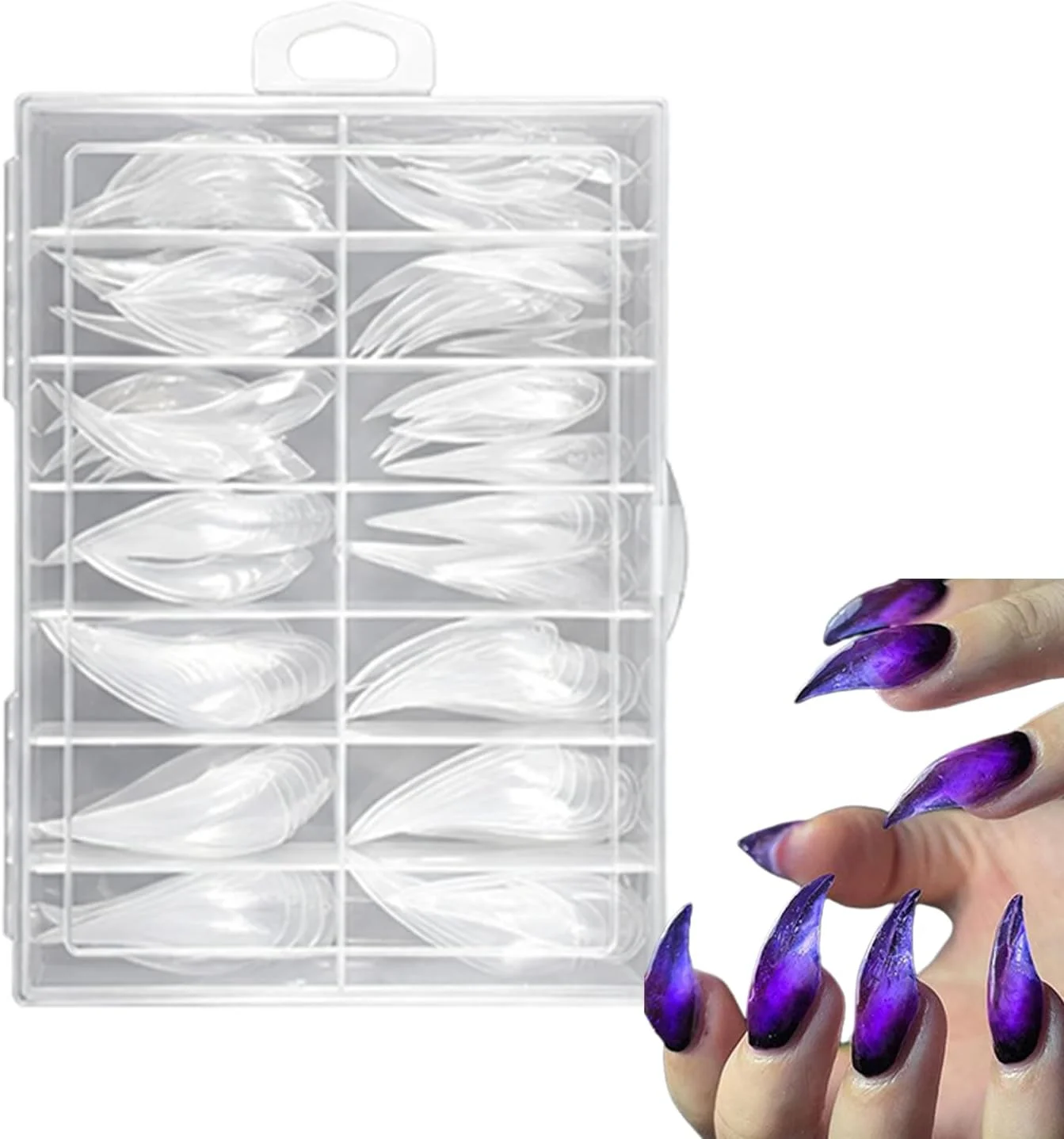 قالب های ژلی ناخن، مقاوم در برابر ترک خوردگی، فرم های اکستنشن ناخن ژلی | برای افراد حرفه ای، مبتدی، مادر، دوست دختر، استفاده روزمره در خانه، سالن و استودیو