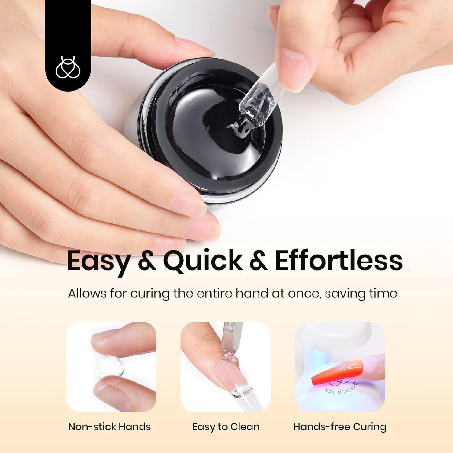 چسب کاشت ناخن جامد Beetles به همراه ریموور 20ml 15G مناسب برای ناخن مصنوعی و تیپ های اکریلیک - بدون نیاز به دستگاه UV