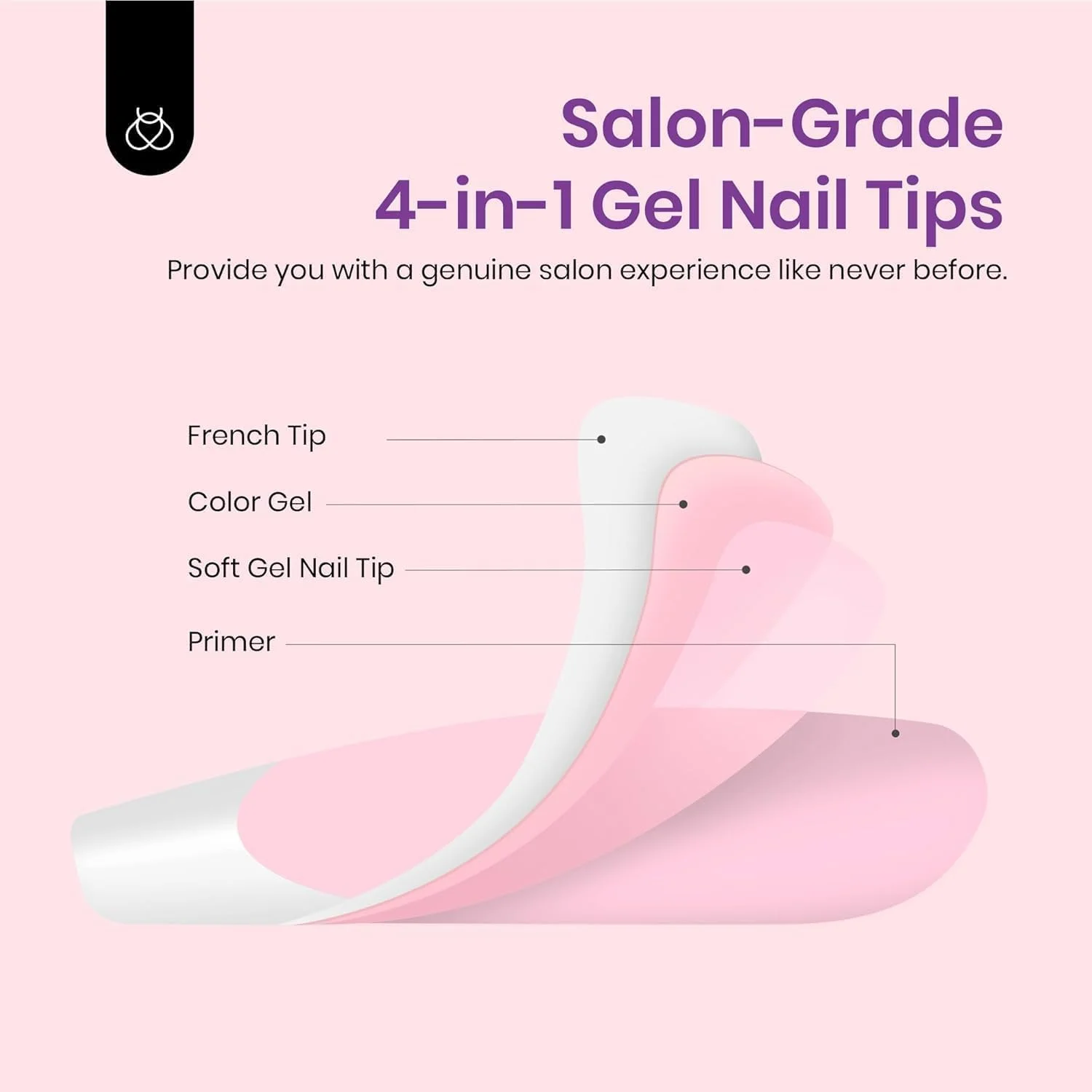 ناخن مصنوعی ژلی بیتلز، 210 عدد نوک مربعی خیلی کوتاه صورتی رنگ، بدون نیاز به سوهان، مناسب برای طراحی ناخن در منزل ناخن مصنوعی ژلی بیتلز، 210 عدد نوک مربعی خیلی کوتاه صورتی رنگ، بدون نیاز به سوهان، مناسب برای طراحی ناخن در منزل