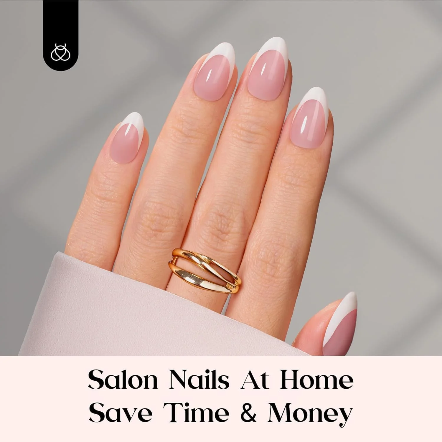 ناخن مصنوعی فرنچ Beetles، در 16 سایز، 224 عدد، ناخن مصنوعی بادامی کوتاه صورتی، 4 در 1، دارای پرایمر و بیس کت، قابلیت جدا شدن با استون، مناسب برای طراحی ناخن و هدیه برای بانوان