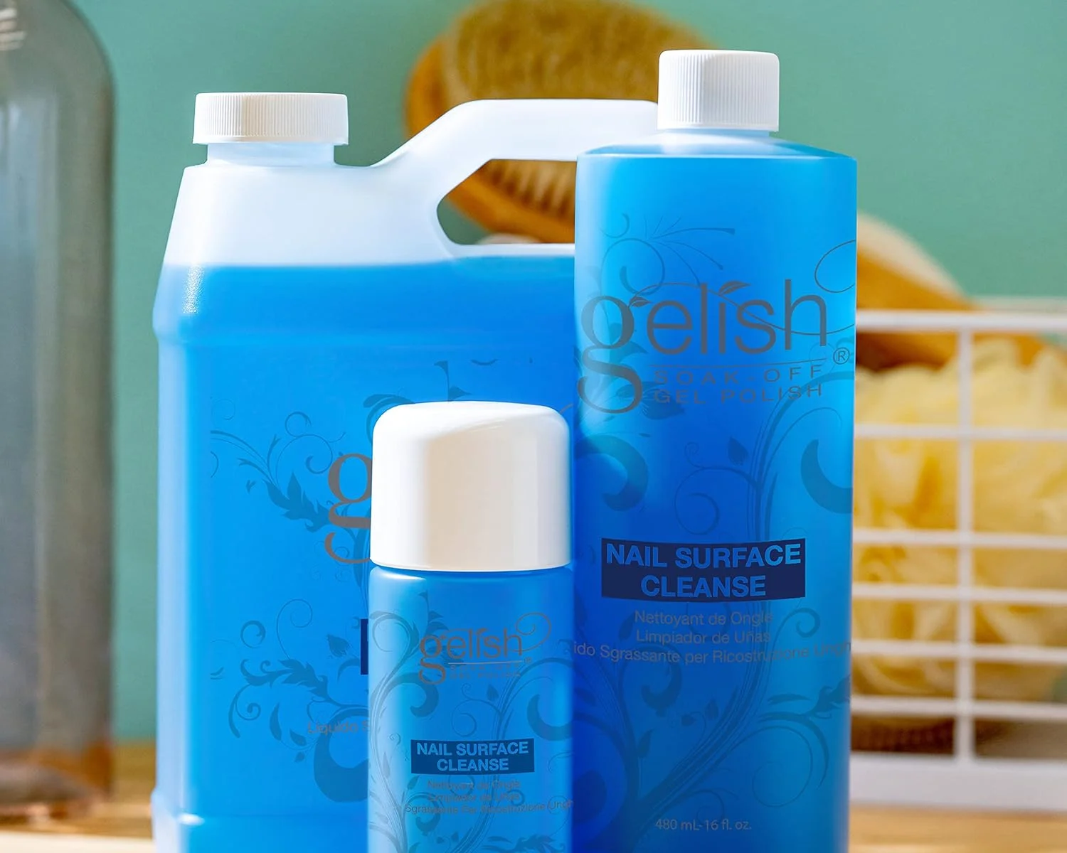 ژل پاک کننده سطح ناخن ژلیش هارمونی، 120 میلی لیتر