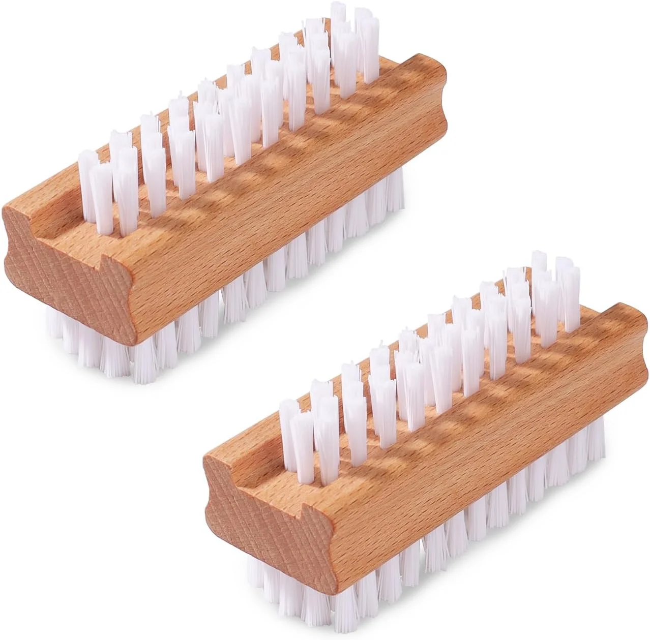 برس تمیز کننده ناخن چوبی دو طرفه YelaJoy با موهای زبر برای تمیز کردن عمیق زیر ناخن ها مناسب برای هنر ناخن و کارهای تعمیراتی صنعتی، شامل برس ناخن برای کارهای خودرو، 2 عدد