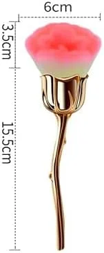 برس گردگیری ناخن تزویق، برس نرم رز، تمیز کننده ناخن اکریلیک، تمیز کننده ابزار ناخن (رنگ رز) برس گردگیری ناخن تزویق، برس نرم رز، تمیز کننده ناخن اکریلیک، تمیز کننده ابزار ناخن (رنگ رز)