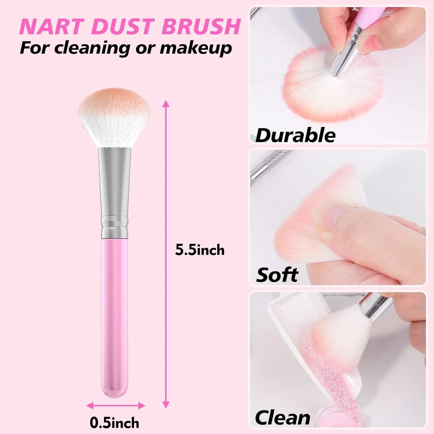 ست پودر دیپ حرفه ای تزویق، ست مبتدی با سیستم سینی بازیافت پودر دیپ قابل حمل، اسکوپ، برس گرد و غبار ناخن، پوشر کوتیکول فلزی و سوهان ناخن، ایده آل برای مانیکور فرانسوی یا ناخن های DIY ست پودر دیپ حرفه ای تزویق، ست مبتدی با سیستم سینی بازیافت پودر دیپ قابل حمل، اسکوپ، برس گرد و غبار ناخن، پوشر کوتیکول فلزی و سوهان ناخن، ایده آل برای مانیکور فرانسوی یا ناخن های DIY