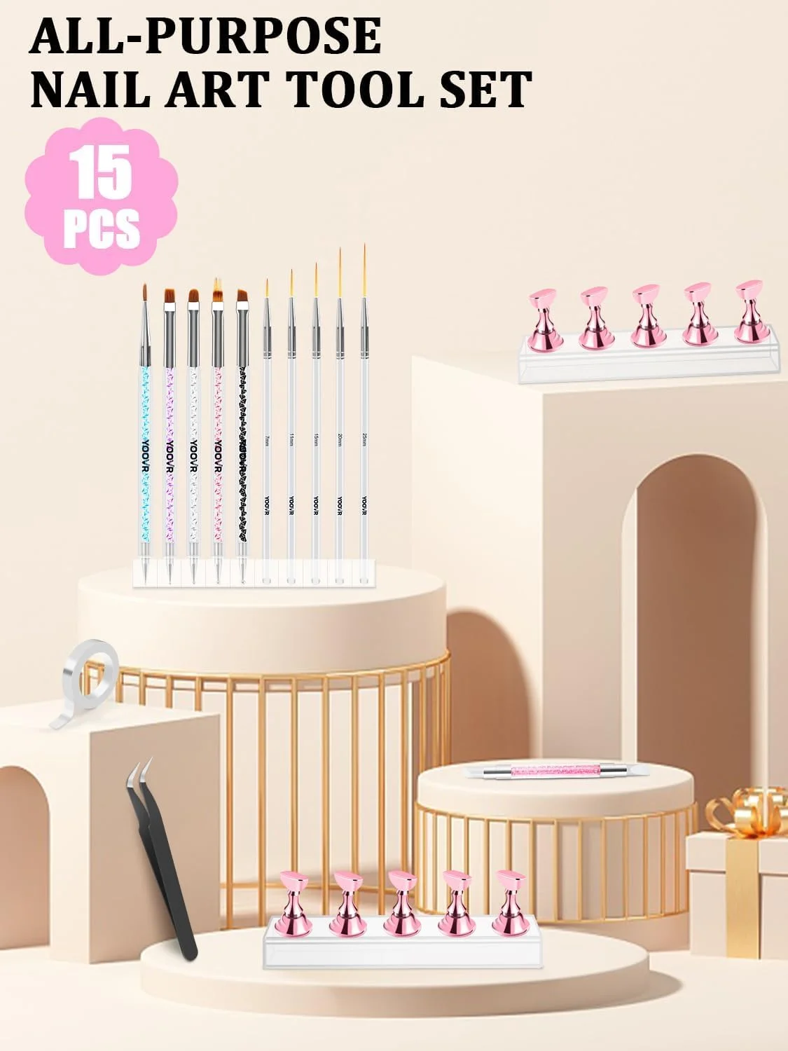 ست ابزار طراحی ناخن، پایه ناخن برای نگهدارنده ناخن مصنوعی برای طراحی ناخن، قلم موهای طراحی ناخن و ابزار نقطه گذاری، لوازم ابزار طراحی ناخن، برس پولیش ژل و برس بیلدر، برس نوک فرانسوی، برس لاینر ست ابزار طراحی ناخن، پایه ناخن برای نگهدارنده ناخن مصنوعی برای طراحی ناخن، قلم موهای طراحی ناخن و ابزار نقطه گذاری، لوازم ابزار طراحی ناخن، برس پولیش ژل و برس بیلدر، برس نوک فرانسوی، برس لاینر