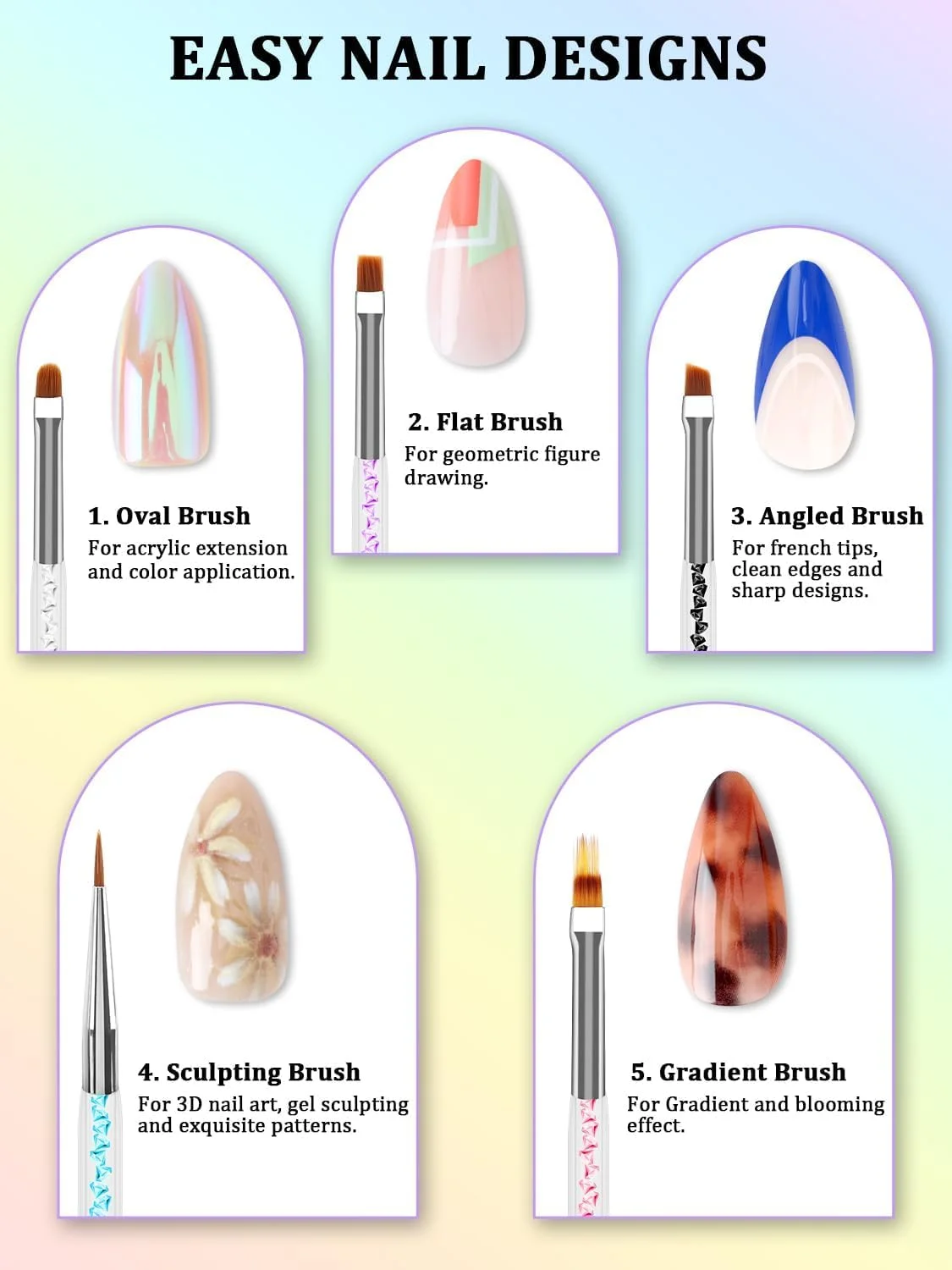 ست ابزار طراحی ناخن، پایه ناخن برای نگهدارنده ناخن مصنوعی برای طراحی ناخن، قلم موهای طراحی ناخن و ابزار نقطه گذاری، لوازم ابزار طراحی ناخن، برس پولیش ژل و برس بیلدر، برس نوک فرانسوی، برس لاینر ست ابزار طراحی ناخن، پایه ناخن برای نگهدارنده ناخن مصنوعی برای طراحی ناخن، قلم موهای طراحی ناخن و ابزار نقطه گذاری، لوازم ابزار طراحی ناخن، برس پولیش ژل و برس بیلدر، برس نوک فرانسوی، برس لاینر