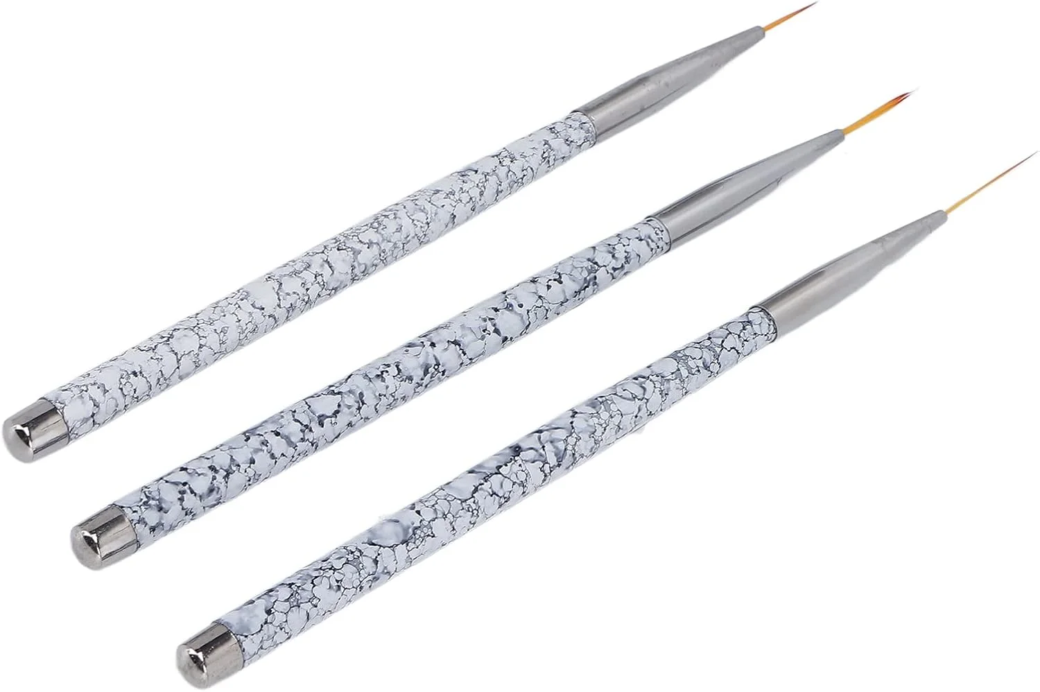 ست قلم موی طراحی ناخن Cryfokt، دسته طرح سنگ مرمر، مناسب برای استفاده حرفه ای در خانه و فروشگاه ست قلم موی طراحی ناخن Cryfokt، دسته طرح سنگ مرمر، مناسب برای استفاده حرفه ای در خانه و فروشگاه