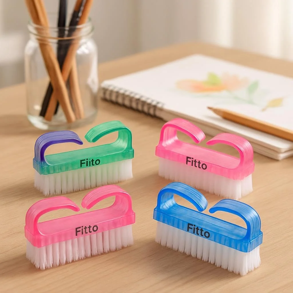 برس ناخن دسته دار FITTO بسته 4 عددی، برس تمیز کننده ناخن برای انگشتان پا و تمیز کننده ناخن، دسته ارگونومیک برای تمیز کردن آسان، برس ملایم و در عین حال موثر برای ناخن ها، پاها و دست ها (متنوع) برس ناخن دسته دار FITTO بسته 4 عددی، برس تمیز کننده ناخن برای انگشتان پا و تمیز کننده ناخن، دسته ارگونومیک برای تمیز کردن آسان، برس ملایم و در عین حال موثر برای ناخن ها، پاها و دست ها (متنوع)