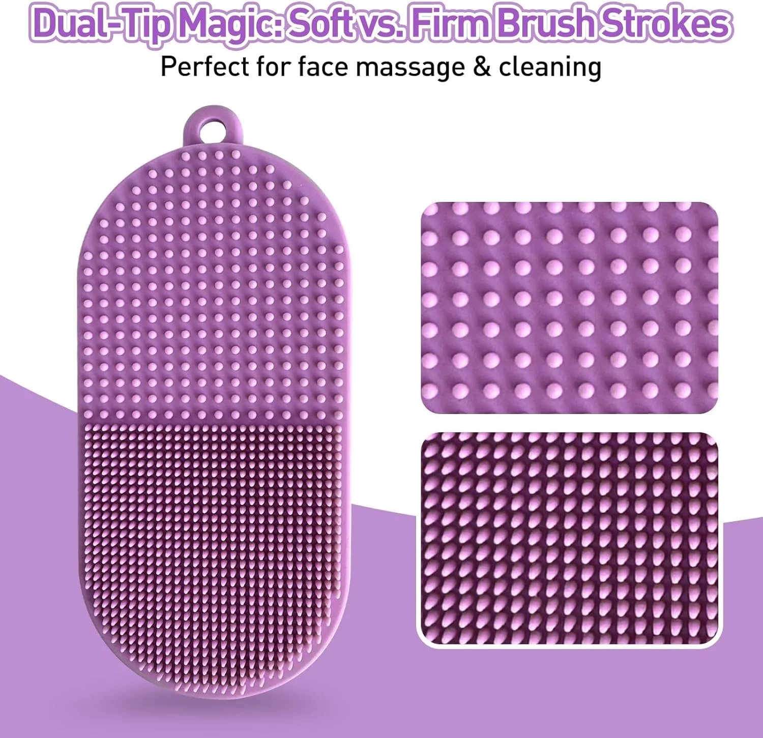 برس ماساژور پوست سر سیلیکونی و برس پاک کننده صورت 2 در 1، ماساژور لایه بردار مو با اسکرابر نرم سیلیکونی صورت برای پاکسازی عمیق، از بین بردن جوش های سرسیاه، استفاده مرطوب و خشک برای آقایان و بانوان برس ماساژور پوست سر سیلیکونی و برس پاک کننده صورت 2 در 1، ماساژور لایه بردار مو با اسکرابر نرم سیلیکونی صورت برای پاکسازی عمیق، از بین بردن جوش های سرسیاه، استفاده مرطوب و خشک برای آقایان و بانوان