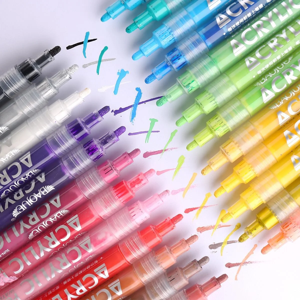 ست ۲۴ رنگ قلم طراحی ناخن، قلم های ماژیکی ضد آب لاک برای ناخن های ژلی، قلم نقاشی ناخن با نوک ظریف، نوک فرانسوی، نقطه گذاری، قلم های برس خطی، کیت حرفه ای تزئین ناخن ست ۲۴ رنگ قلم طراحی ناخن، قلم های ماژیکی ضد آب لاک برای ناخن های ژلی، قلم نقاشی ناخن با نوک ظریف، نوک فرانسوی، نقطه گذاری، قلم های برس خطی، کیت حرفه ای تزئین ناخن