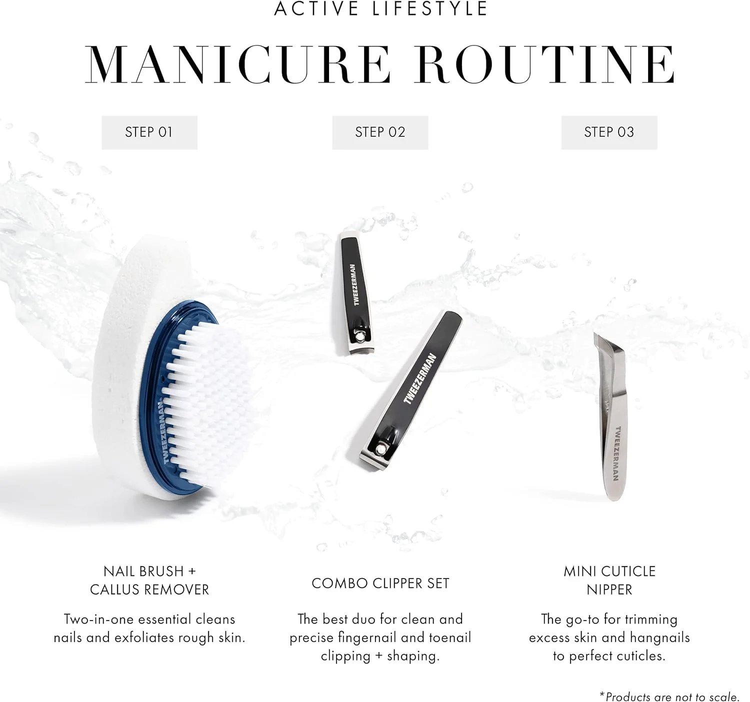 برس ناخن و سنگ پا تویزرمن، آبی شبانگاهی برس ناخن و سنگ پا تویزرمن، آبی شبانگاهی