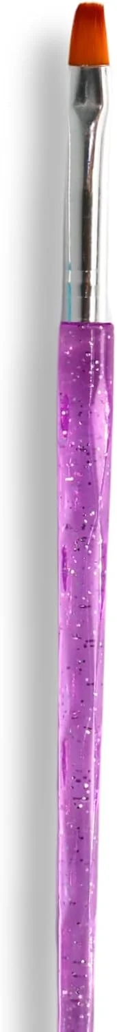 مجموعه قلم موی طراحی ناخن حرفه ای GLOBAL FASHION با قلم موهای تخت و بیضی برای تمام نیازهای طراحی ناخن شما | (تخت شماره 8)