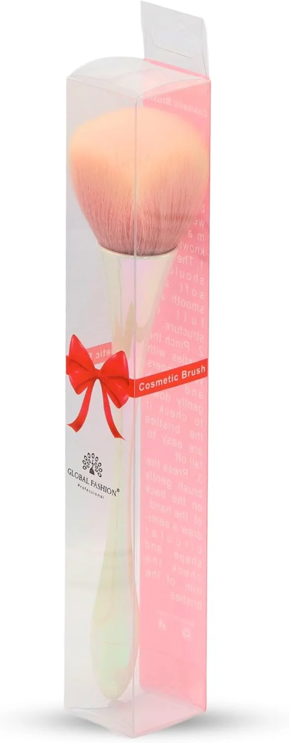 برس پاک کننده گرد و غبار ناخن | گلوبال فشن پریمیوم، بدون زحمت، وگان برای ناخن های اکریلیک و ژل | ابزار تمیز کردن مانیکور و پدیکور | موهای نرم | بدون تست حیوانی | سازگار با محیط زیست | وانیلی صورتی