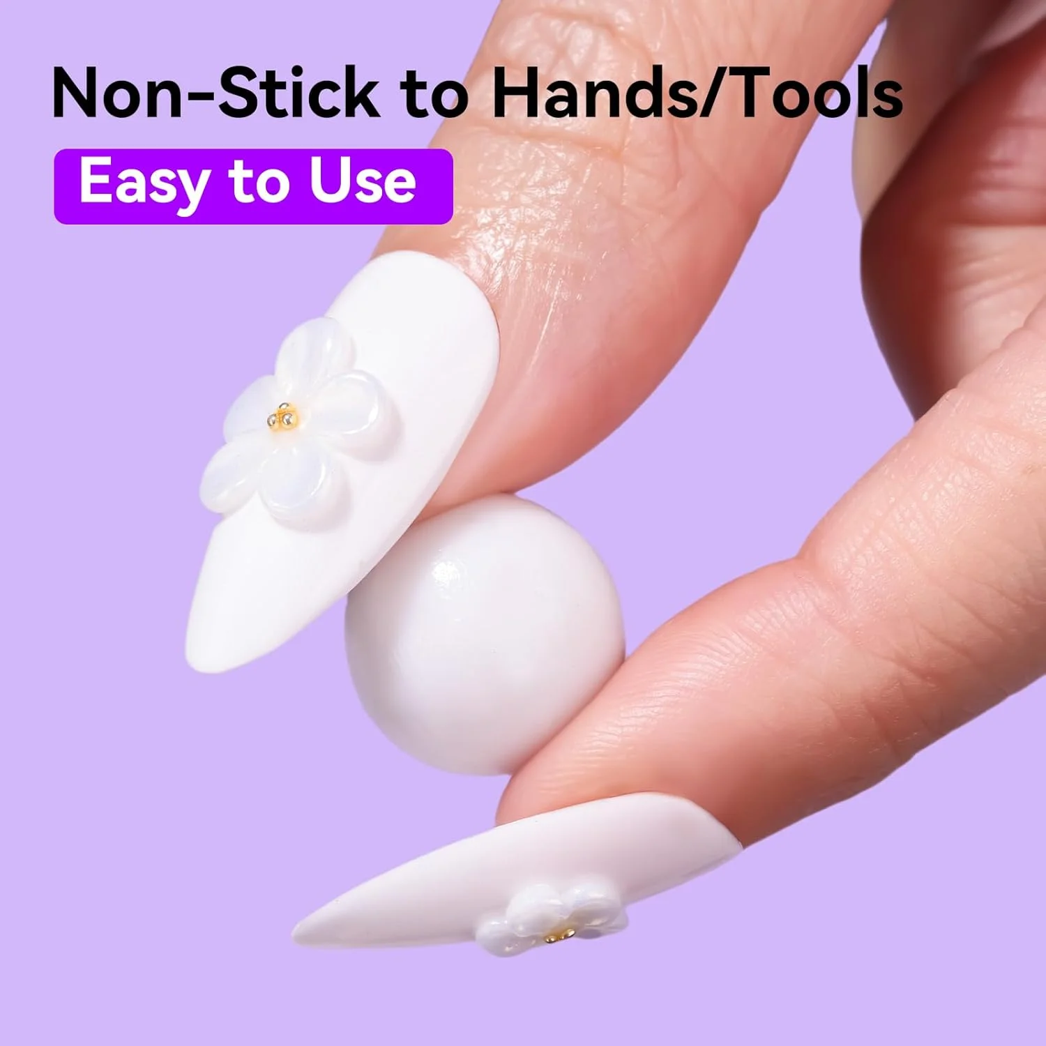 ژل کاشت ناخن جامد Makartt، 15 میلی لیتر، 4 در 1، سفید، غیر چسبنده برای اکستنشن، طراحی سه بعدی ناخن، چسب UV برای تیپ های اکریلیک، سنگ های تزئینی و ژل های سخت مجسمه سازی ناخن، نیاز به لامپ UV/LED