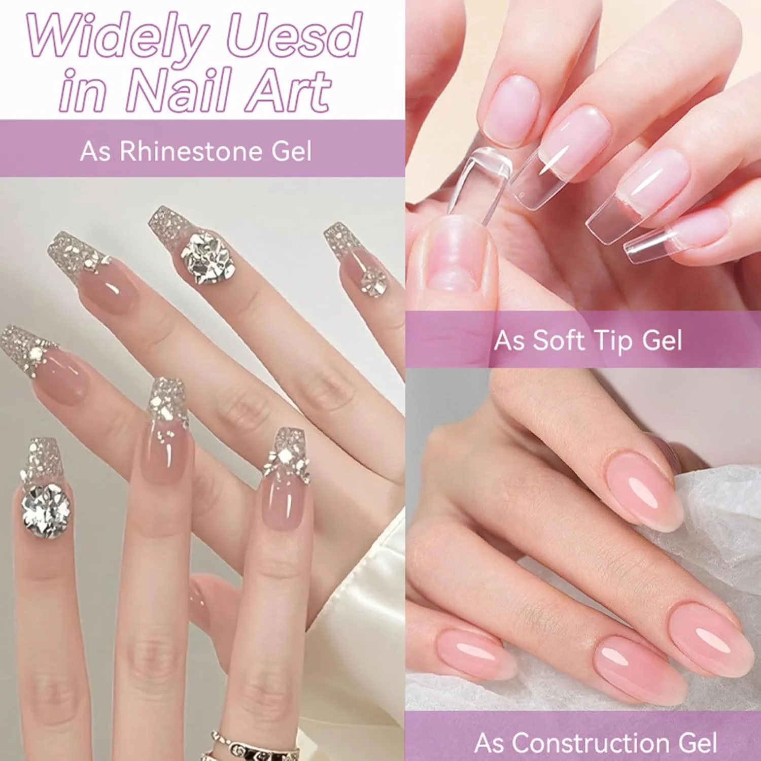 چسب ناخن UV، 8 میلی لیتر، چسب سریع خشک شونده و ماندگار، ژل چسب، برای مبتدیان، متخصصان، سالن های خانگی، مانیکور، مهمانی عروسی چسب ناخن UV، 8 میلی لیتر، چسب سریع خشک شونده و ماندگار، ژل چسب، برای مبتدیان، متخصصان، سالن های خانگی، مانیکور، مهمانی عروسی