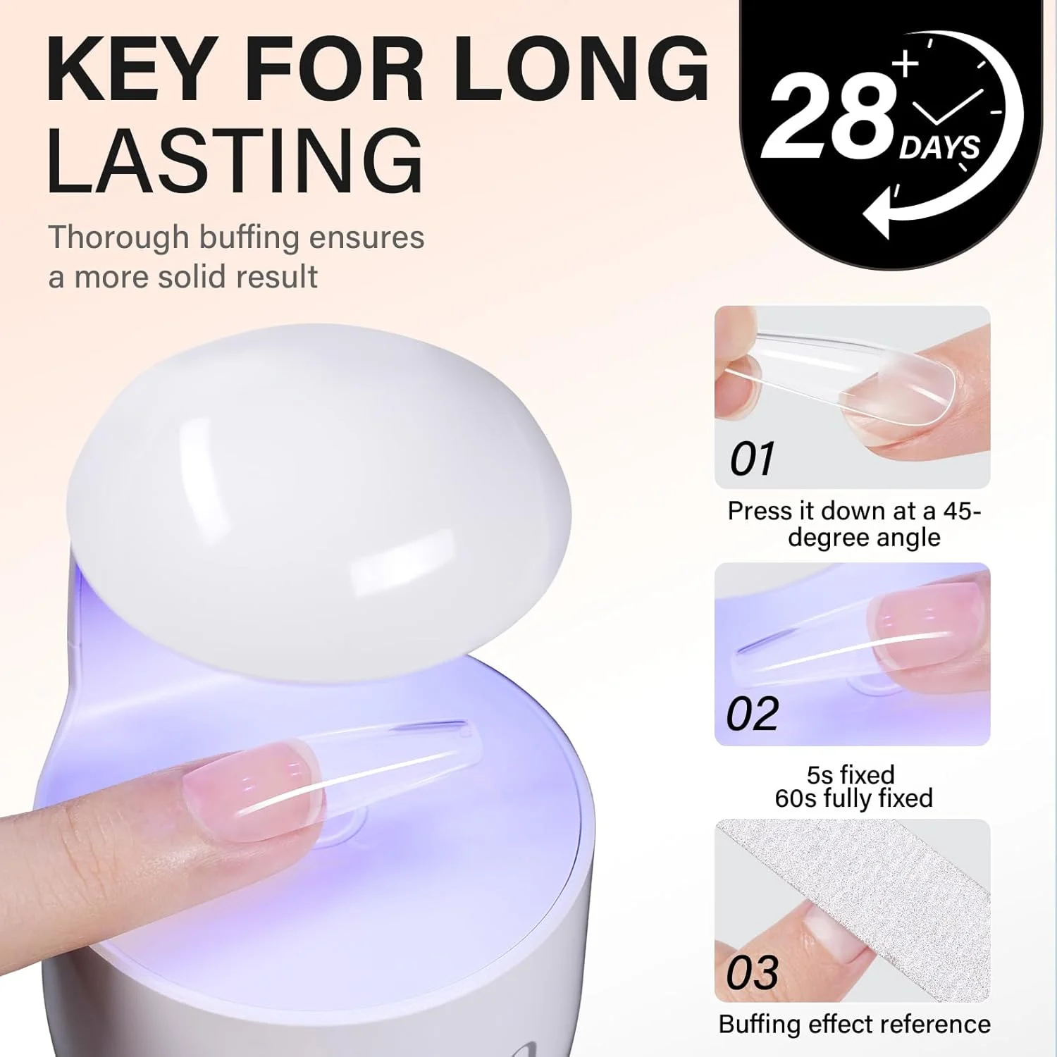 چسب ژل جامد AILLSA برای نوک ناخن، چسب های ژل فوق العاده قوی، چسب ناخن های نرم آکریلیک مصنوعی حرفه ای، نیاز به پخت لامپ UV - ماندگاری طولانی 15 گرم / 0.5 fl.oz