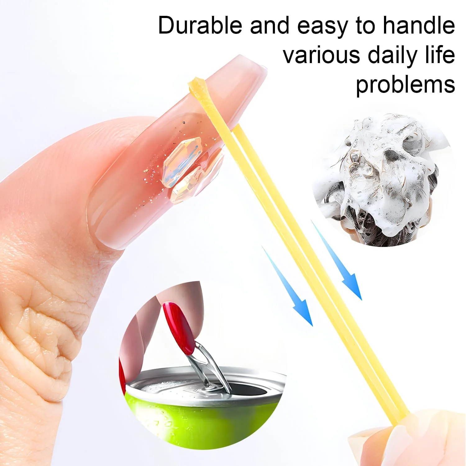 چسب ناخن، چسب ناخن نیمه جامد 10 گرمی با خشک شدن سریع به همراه ریموور 10 میلی لیتری، بدون نیاز به لامپ UV، چسبندگی قوی و ماندگاری بالا، حذف آسان، مناسب برای ناخن های مصنوعی چسب ناخن، چسب ناخن نیمه جامد 10 گرمی با خشک شدن سریع به همراه ریموور 10 میلی لیتری، بدون نیاز به لامپ UV، چسبندگی قوی و ماندگاری بالا، حذف آسان، مناسب برای ناخن های مصنوعی