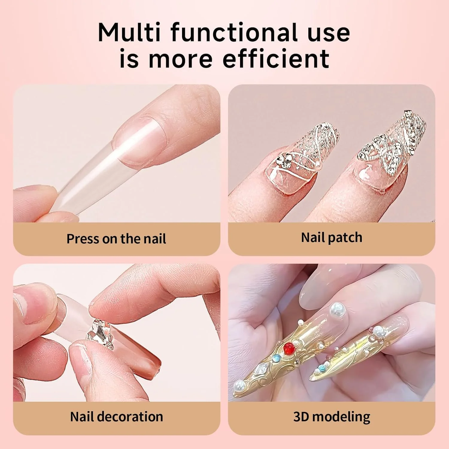 چسب ناخن، چسب ناخن نیمه جامد 10 گرمی با خشک شدن سریع به همراه ریموور 10 میلی لیتری، بدون نیاز به لامپ UV، چسبندگی قوی و ماندگاری بالا، حذف آسان، مناسب برای ناخن های مصنوعی چسب ناخن، چسب ناخن نیمه جامد 10 گرمی با خشک شدن سریع به همراه ریموور 10 میلی لیتری، بدون نیاز به لامپ UV، چسبندگی قوی و ماندگاری بالا، حذف آسان، مناسب برای ناخن های مصنوعی