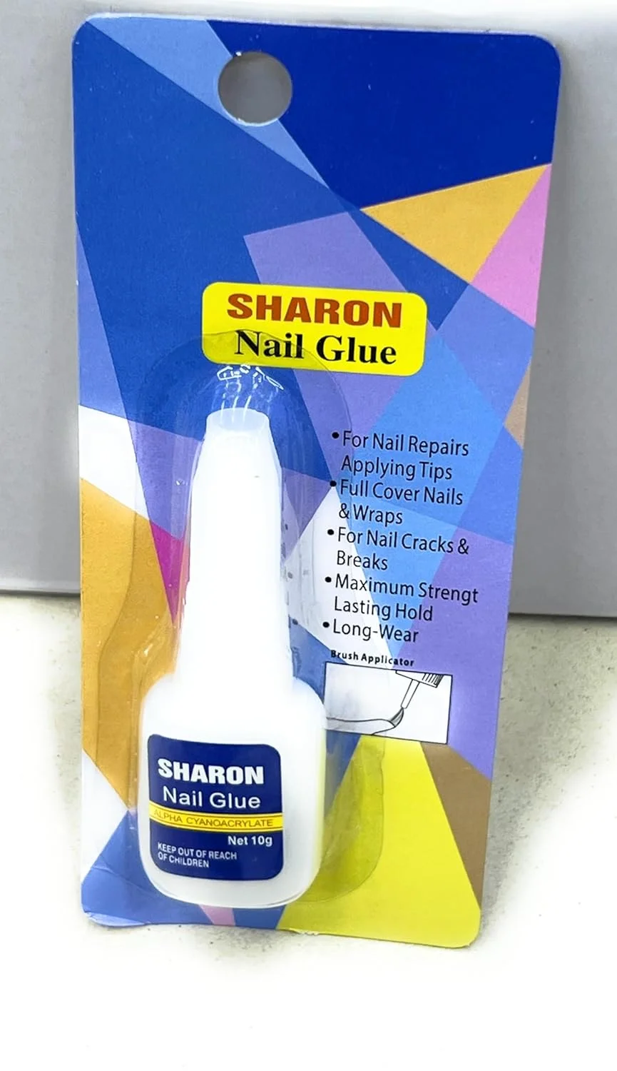 چسب ناخن قلمی شارون - 2 عدد، قدرت چسبندگی فوق العاده، ماندگاری طولانی، برای ترمیم شکستگی ناخن