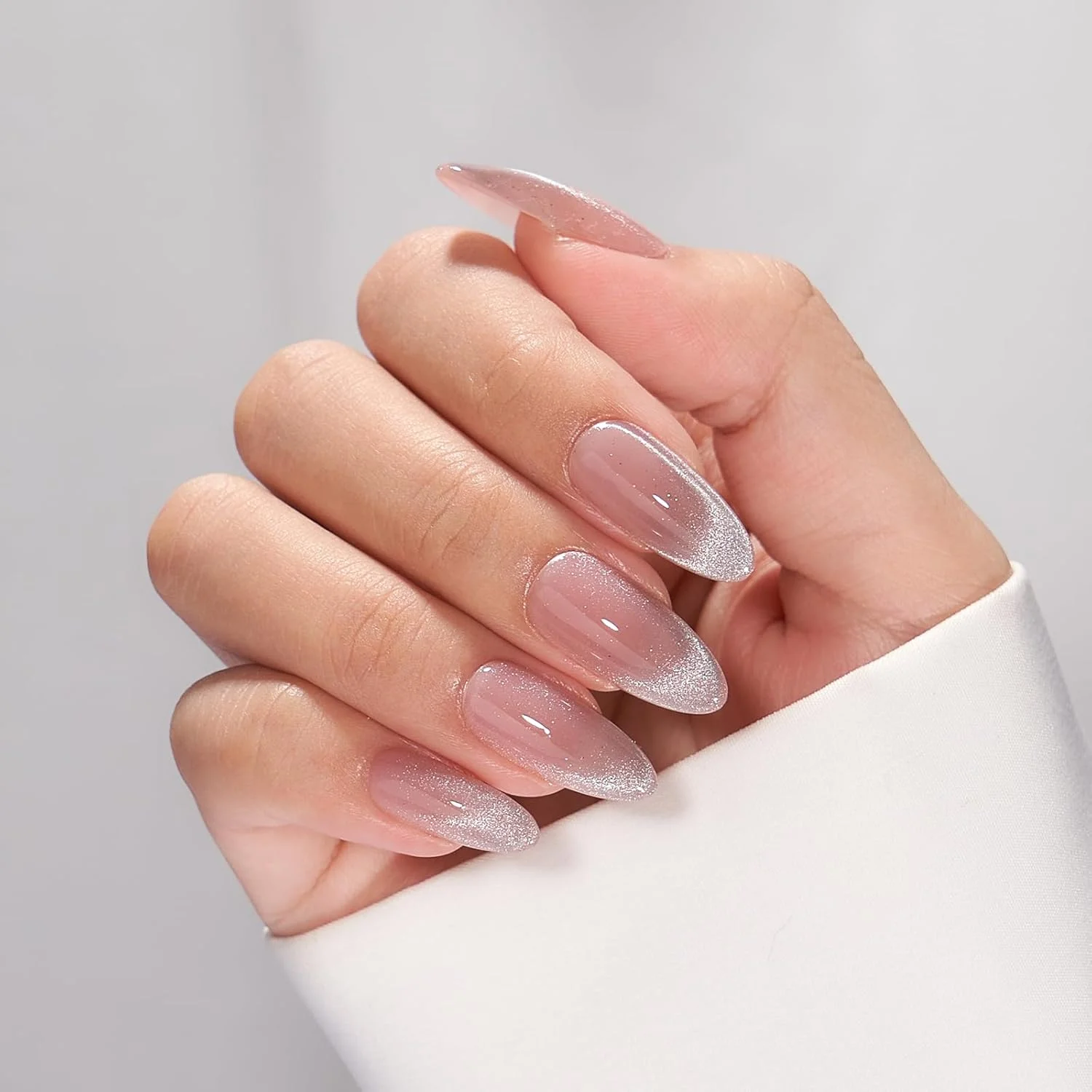 ناخن مصنوعی بادامی BTArtbox - ناخن مصنوعی چشم گربه ای زمستانی متوسط، ناخن ژلی نوک فرانسوی برای هدیه روز ولنتاین، اکستنشن ناخن مصنوعی در 15 سایز - کیت 30 عددی ناخن مصنوعی ناخن مصنوعی بادامی BTArtbox - ناخن مصنوعی چشم گربه ای زمستانی متوسط، ناخن ژلی نوک فرانسوی برای هدیه روز ولنتاین، اکستنشن ناخن مصنوعی در 15 سایز - کیت 30 عددی ناخن مصنوعی