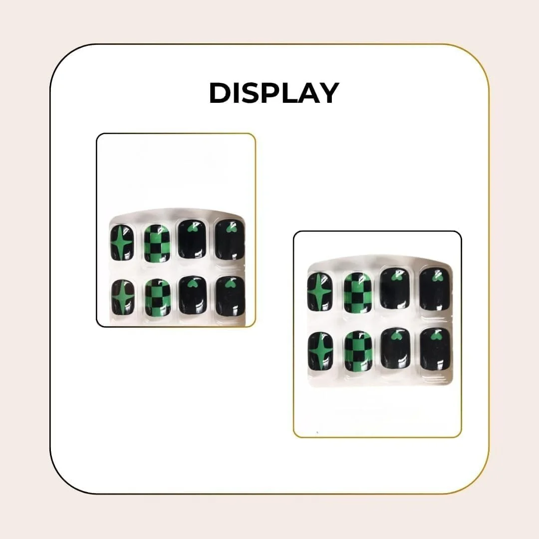 JustCartUp اکلیل | 24 عدد | کیت مانیکور DIY | ناخن مصنوعی فرنچ برای اکستنشن ناخن | کیت ناخن چسبی برای زنان و دختران JustCartUp اکلیل | 24 عدد | کیت مانیکور DIY | ناخن مصنوعی فرنچ برای اکستنشن ناخن | کیت ناخن چسبی برای زنان و دختران