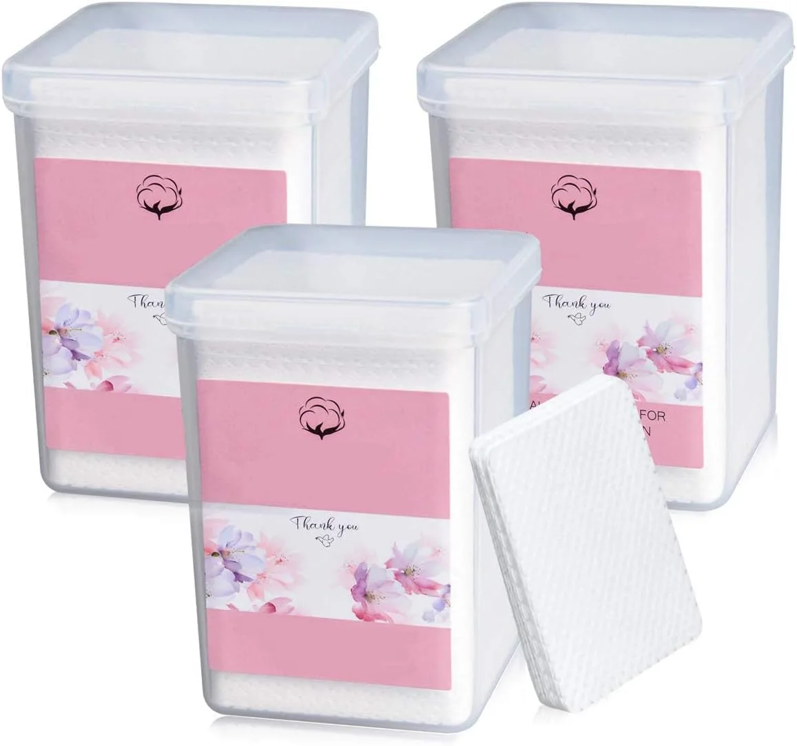 پدهای پاک کننده چسب مژه و لاک ناخن کالولاری، 600 عددی، بدون پرز، پد تمیز کننده نازل چسب، پارچه غیر بافته، لوازم اکستنشن مژه