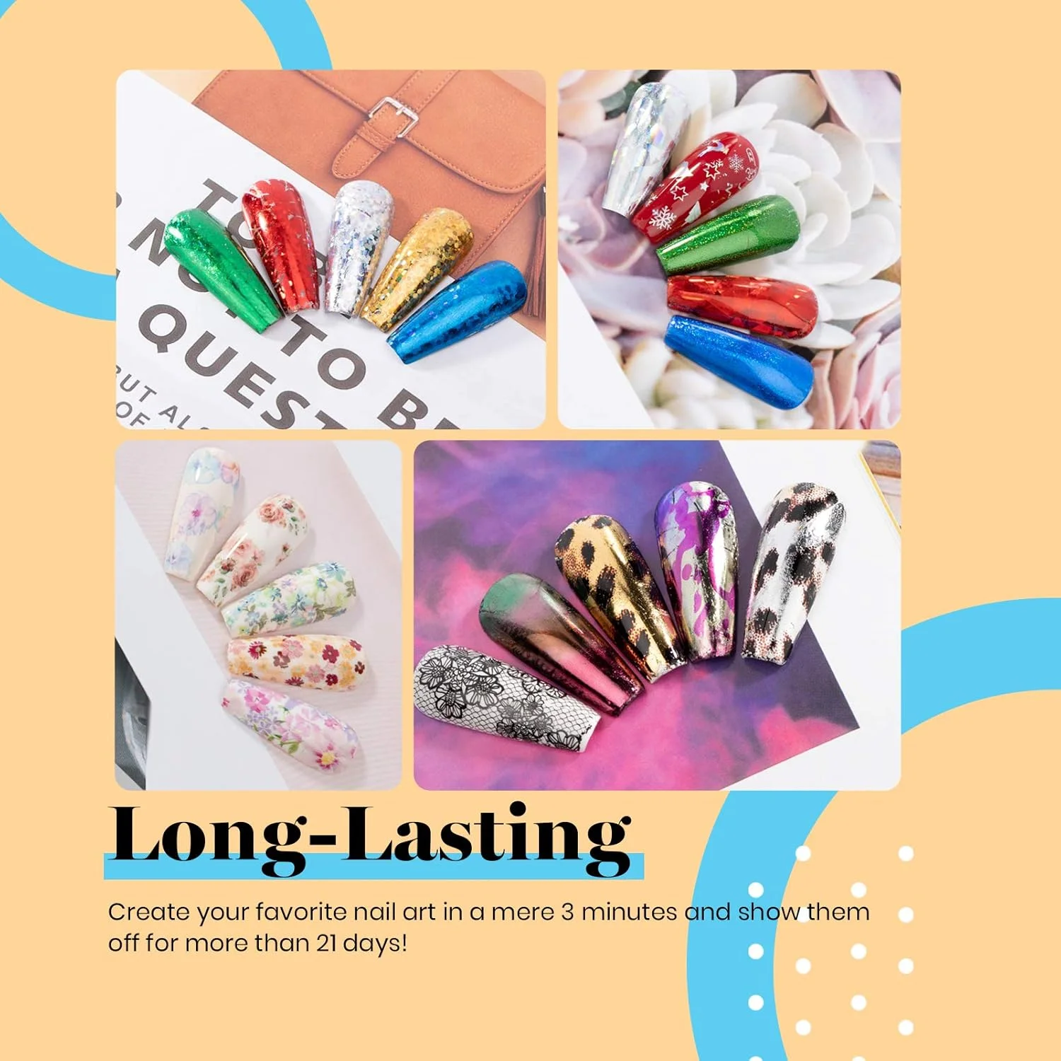 چسب فویل طراحی ناخن ژلی بیتلز برای استیکرهای فویلی، چسب ناخن برای انتقال طرح، چسب ستاره ای، مناسب مانیکور و طراحی ناخن، نیاز به لامپ LED، قابلیت خیساندن، 15 میلی لیتر، 2 عدد