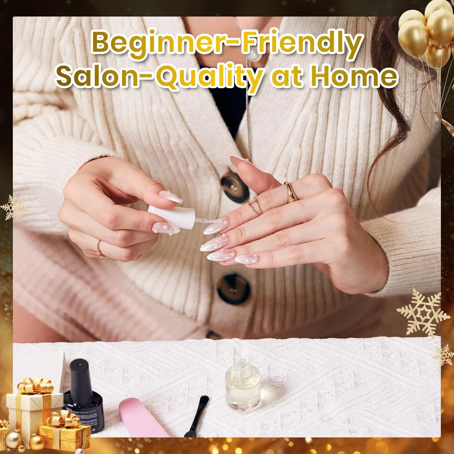 چسب کاشت ناخن جامد Beetles برای تیپ ناخن مصنوعی، چسب قوی 15 گرمی برای ناخن های اکریلیک، چسب جامد شفاف برای طراحی ناخن سه بعدی، خشک شونده با اشعه UV