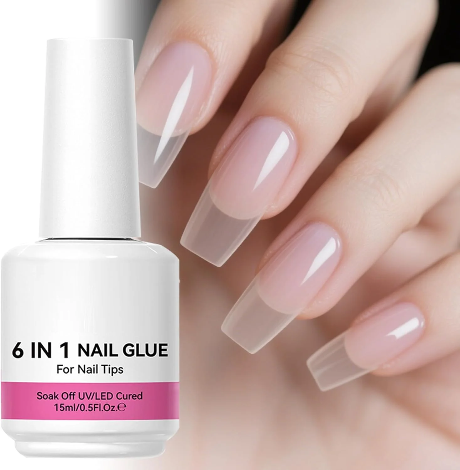 ژل کاشت ناخن | چسب اکستنشن، چسب تقویت کننده 6 در 1، چسب قالب گیری، ژل بیس کت برای مبتدیان، دختران و بانوان ژل کاشت ناخن | چسب اکستنشن، چسب تقویت کننده 6 در 1، چسب قالب گیری، ژل بیس کت برای مبتدیان، دختران و بانوان